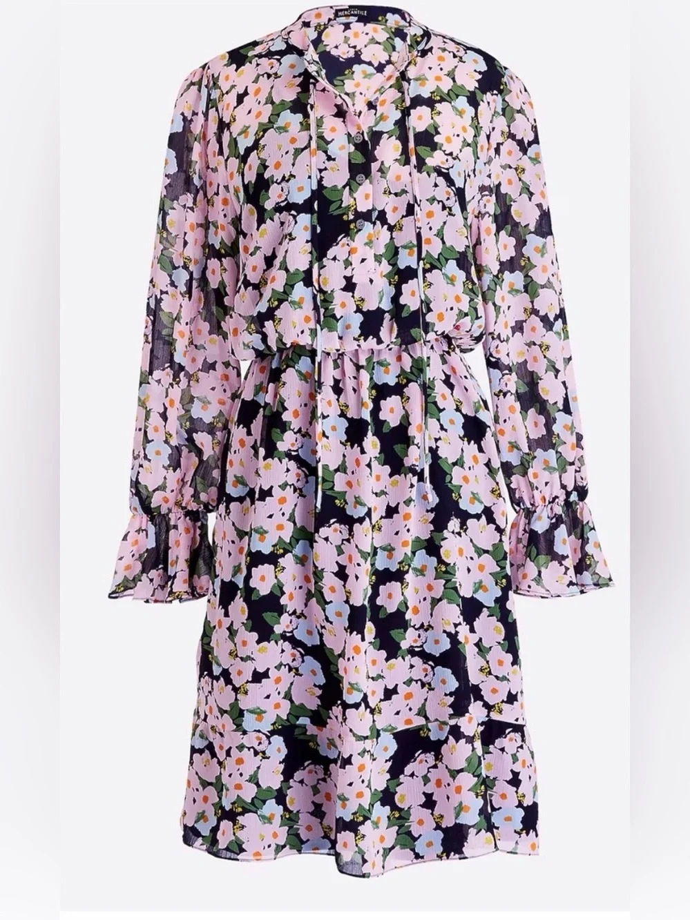 J Crew Mercantile Floral Midi Dress